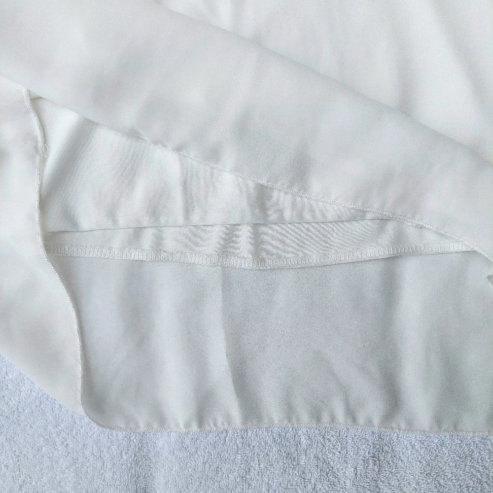 White Ruffle Blouse - Picture 4 of 5